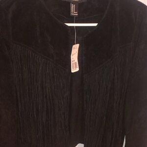 Black Fringe Jacket